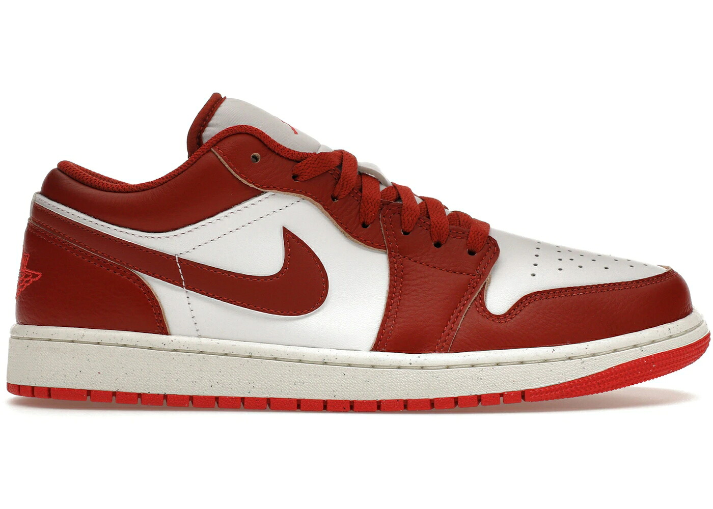 ナイキ ジョーダン 赤 レッド 白色 ホワイト スニーカー メンズ JORDAN 1 LOW DUNE RED / WHITE DUNE RED LOBSTER SAIL