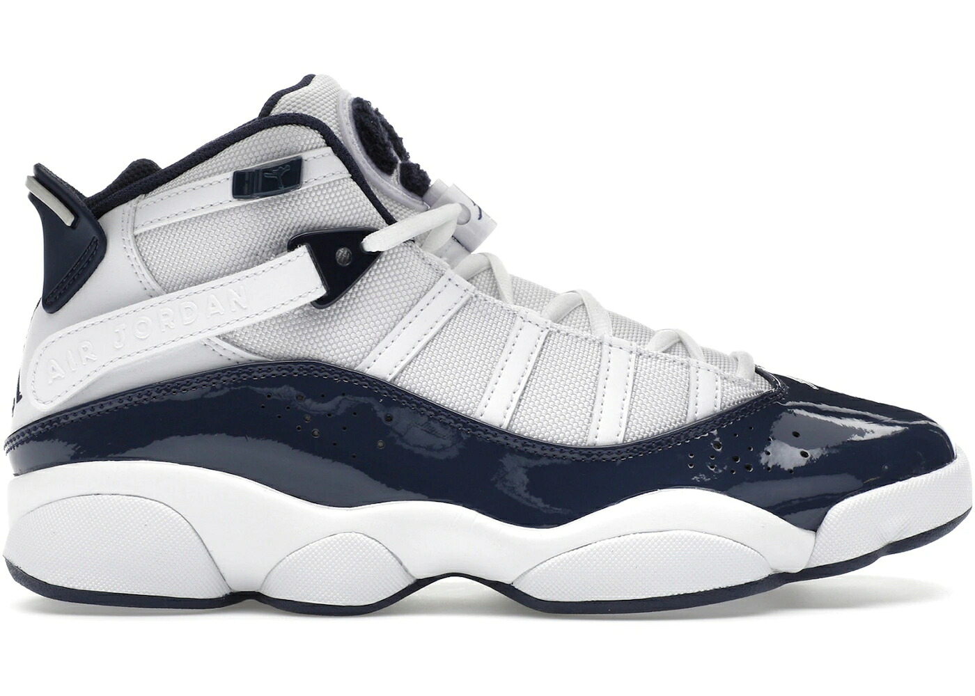 ナイキ ジョーダン リング 白色 ホワイト 紺色 ネイビー 灰色 グレー スニーカー メンズ JORDAN 6 RINGS WHITE MIDNIGHT NAVY / WHITE NEUTRAL GREY MIDNIGHT NAVY｜スニケス 40,885円