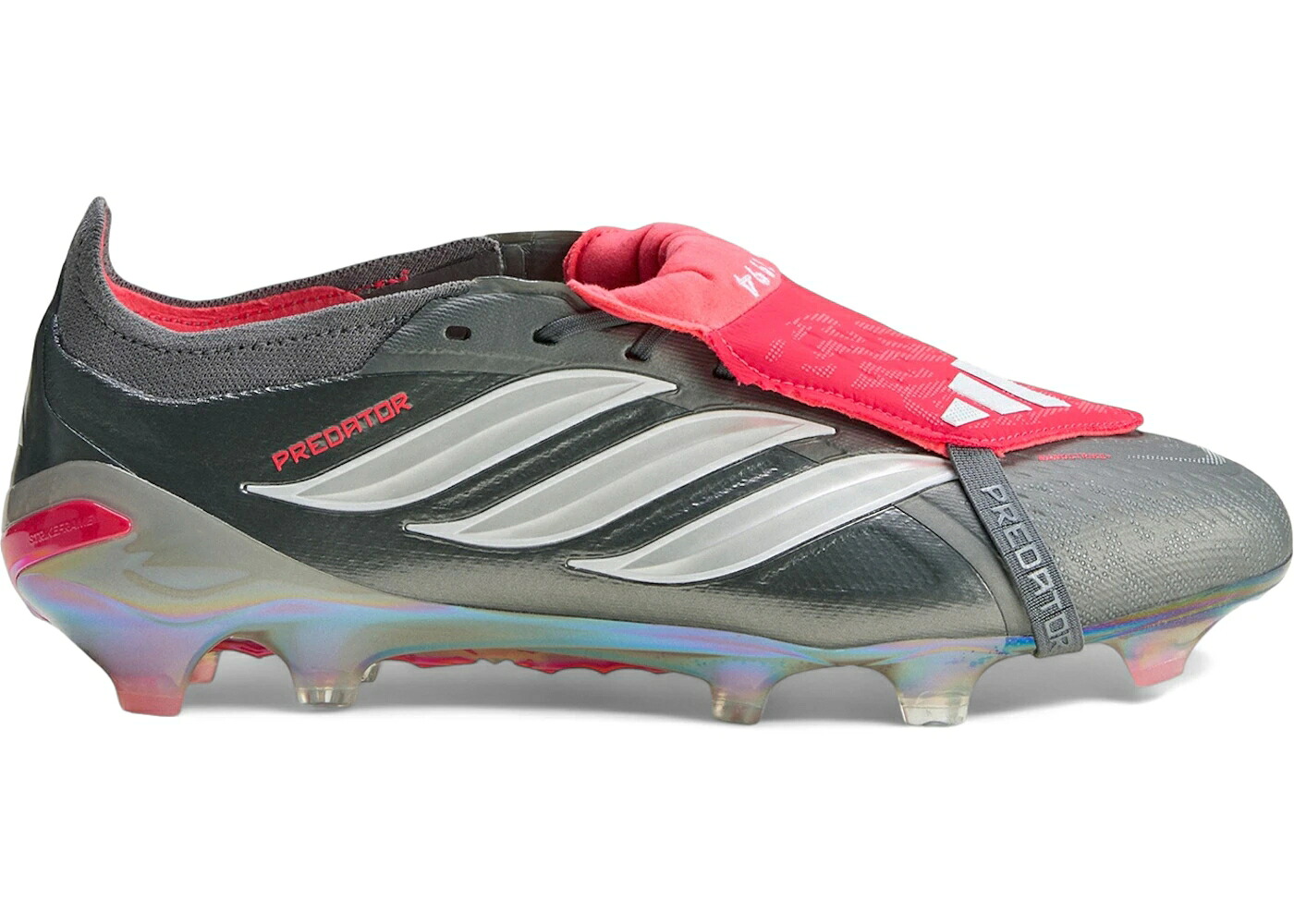 アディダス プレデター エリート 銀色 スチール 白色 ホワイト スニーカー メンズ ADIDAS PREDATOR ELITE FOLD-OVER TONGUE FG FINISHERS STEEL PACK / IRON METALLIC CLOUD WHITE LUCID｜スニケス