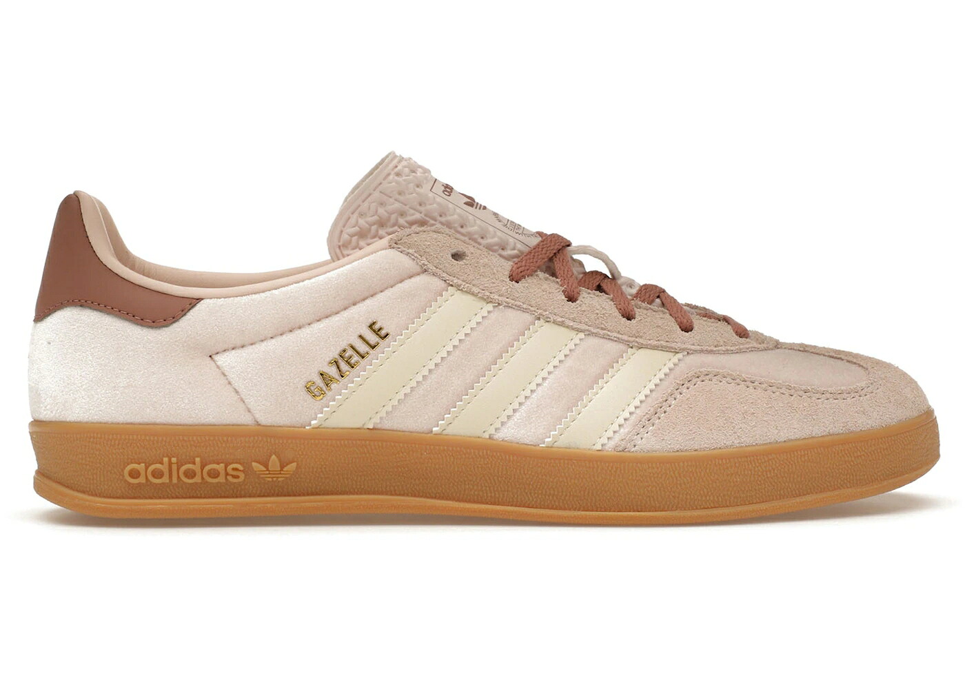 アディダス ガゼル ウォーム WOMEN\u0027S スニーカー レディース ADIDAS GAZELLE INDOOR WONDER QUARTZ VELVET (WOMEN\u0027S) / WONDER QUARTZ WARM CLAY GUM