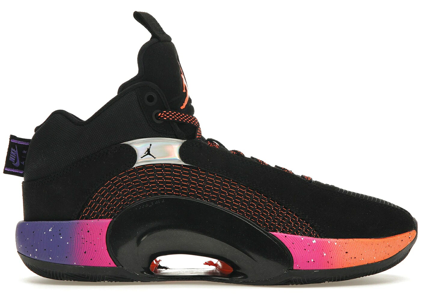 ナイキ ジョーダン 黒いこと 黒いこと 橙 オレンジ色 スニーカー メンズ JORDAN XXXV SUNSET / BLACK TOTAL ORANGE HYPER GRAPE