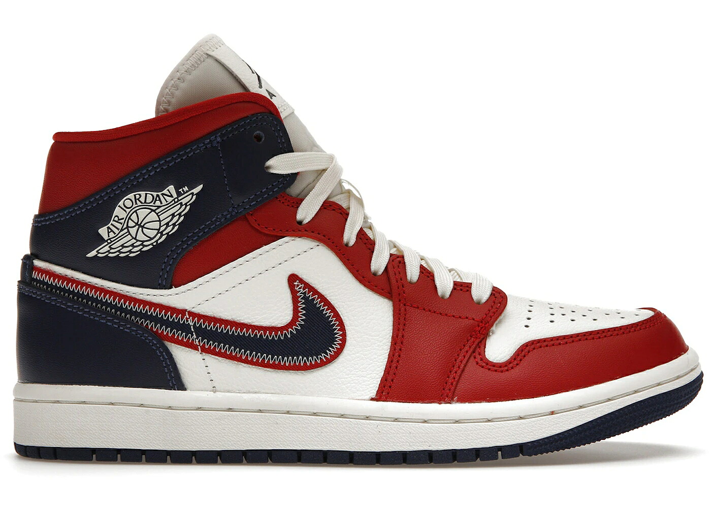 ナイキ ジョーダン ミッド 赤 赤いこと WOMEN\u0027S スニーカー レディース JORDAN 1 MID USA (2022) (WOMEN\u0027S) / GYM RED SAIL LIGHT IRON ORE
