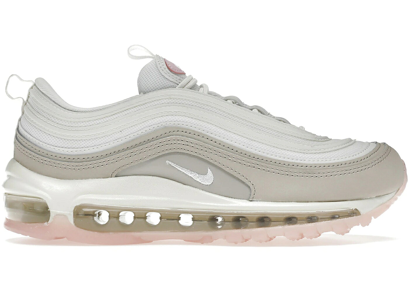 ナイキ マックス 白色 ホワイト ローズ エアマックス WOMEN'S スニーカー レディース NIKE AIR MAX 97 SUMMIT WHITE ROSE (WOMEN'S) / SUMMIT WHITE METALLIC SUMMIT|スニケス
