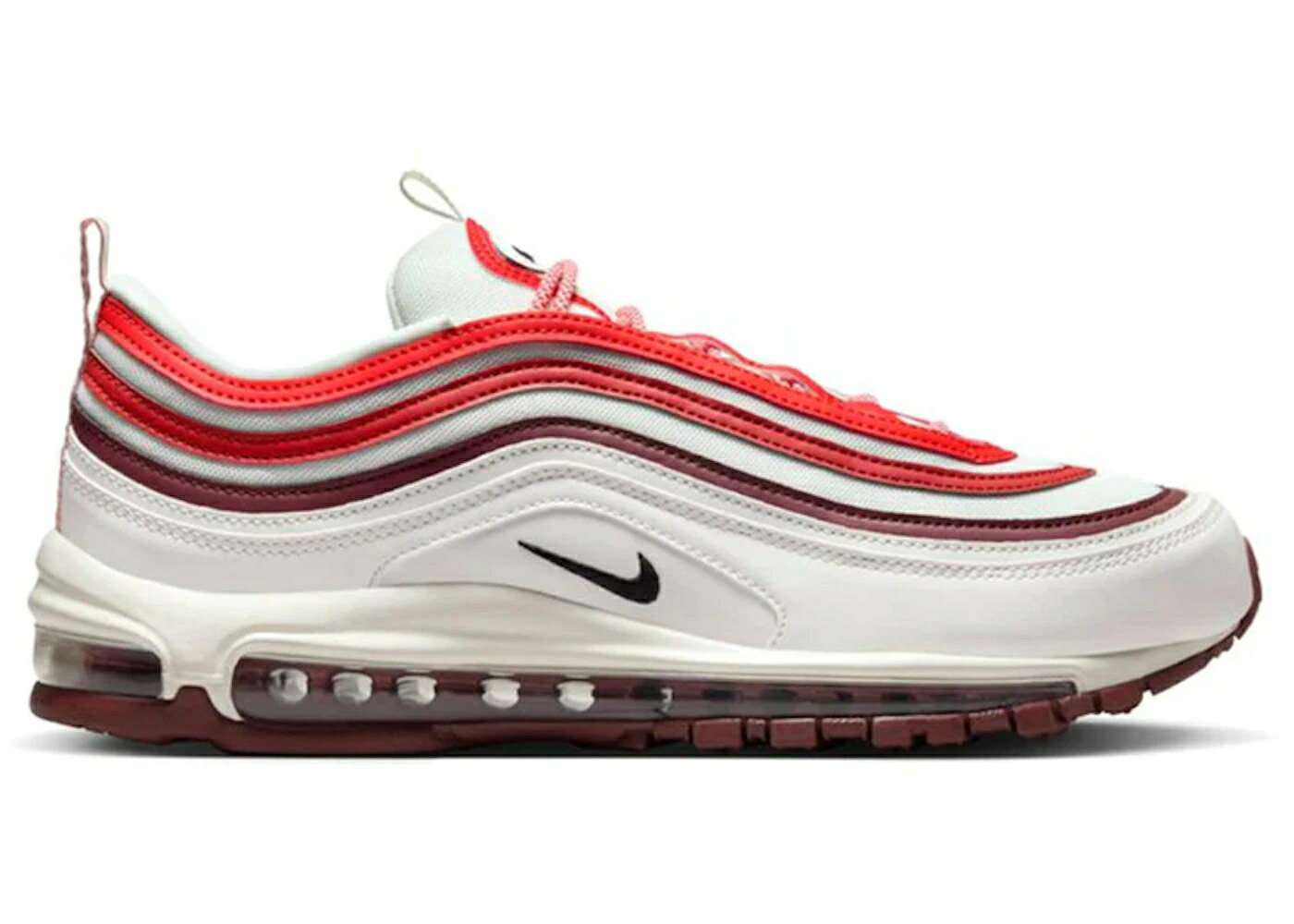 ナイキ マックス 野球クラブ 赤 赤いこと 白いこと 白いこと エア湖マックス スニーカー メンズ NIKE AIR MAX 97 DARK TEAM RED / SUMMIT WHITE DARK TEAM RED