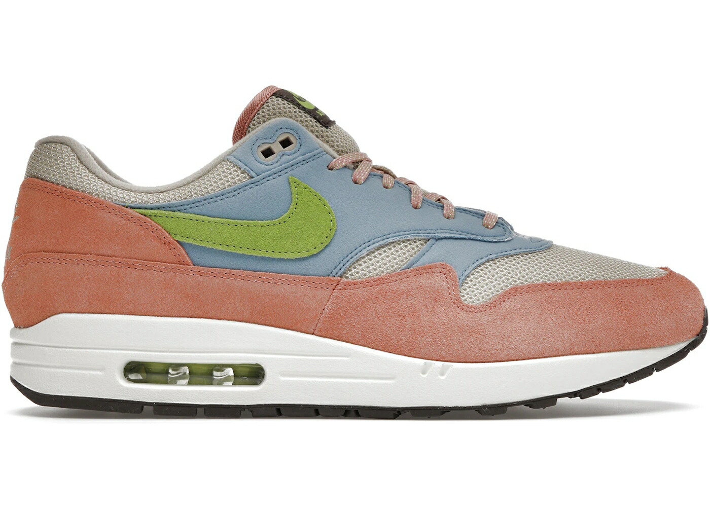 ナイキ マックス 青色 ブルー 緑 グリーン エアマックス スニーカー メンズ NIKE AIR MAX 1 LIGHT MADDER ROOT WORN BLUE / LIGHT MADDER ROOT VIVID GREEN