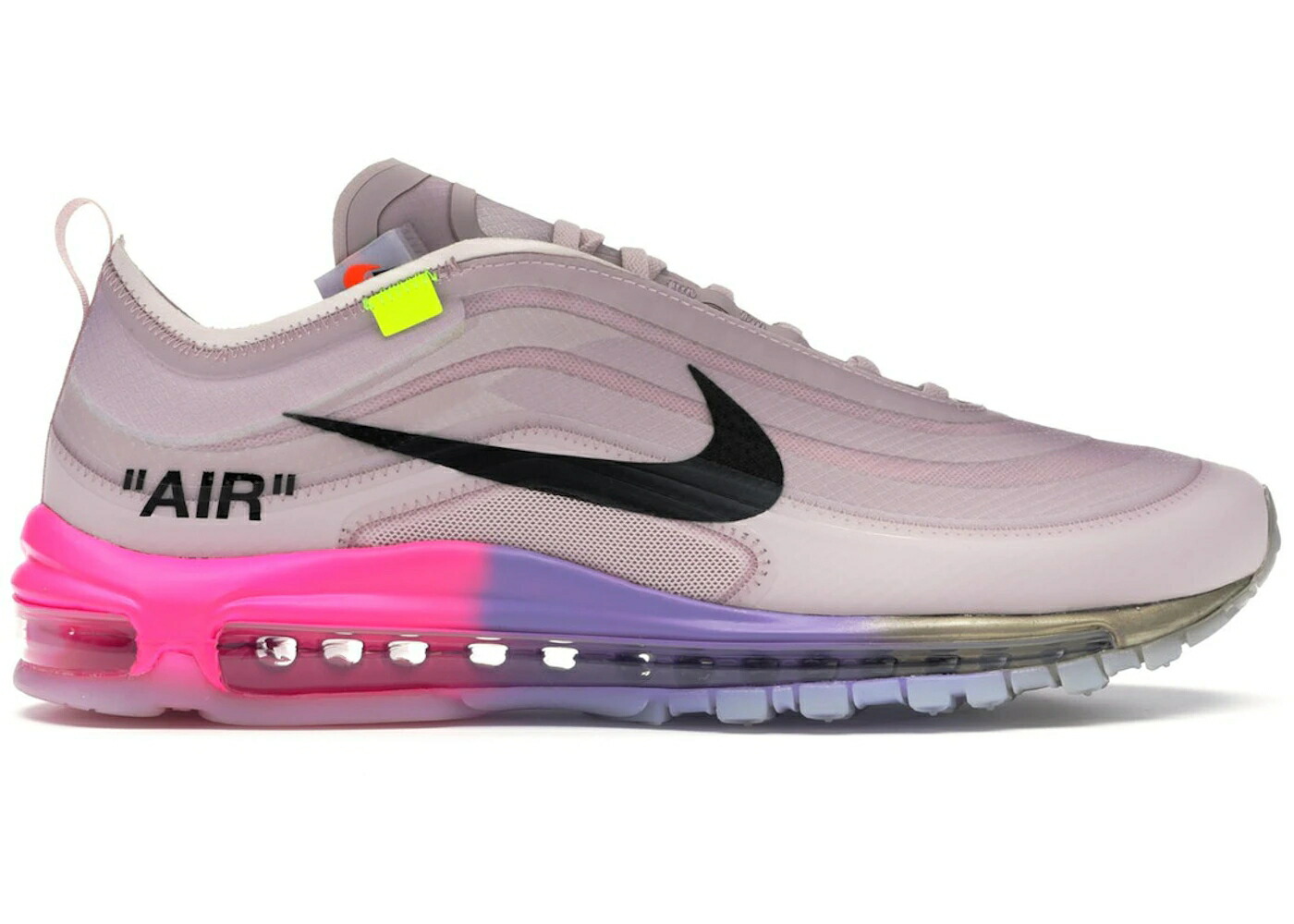 ナイキ マックス オフホワイト ローズ 黒色 ブラック エアマックス スニーカー メンズ NIKE AIR MAX 97 OFF-WHITE ELEMENTAL ROSE SERENA QUEEN / ELEMENTAL ROSE BLACK BARELY ROSE