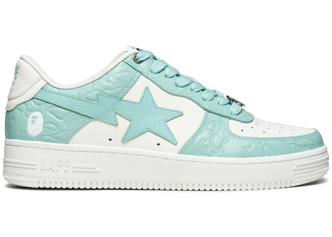 ベイプ 白いこと 白いこと #4 スニーカー メンズ BAPE A BATHING APE STA LINECAMO WHITE SAX / WHITE SAX