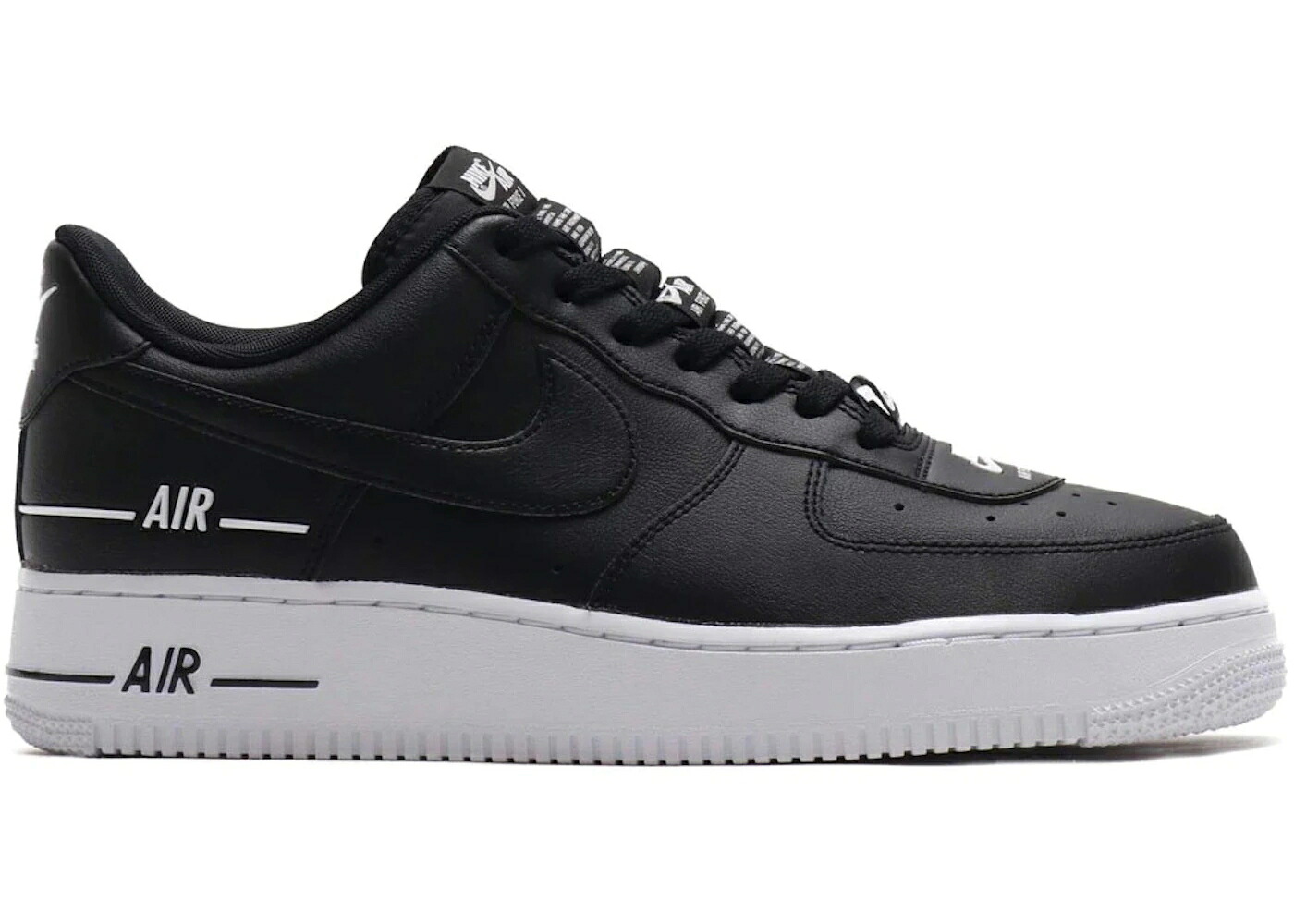 ナイキ 黒いこと 黒いこと 白いこと 白いこと 空軍 スニーカー メンズ NIKE AIR FORCE 1 LOW DOUBLE BLACK WHITE / BLACK BLACK WHITE