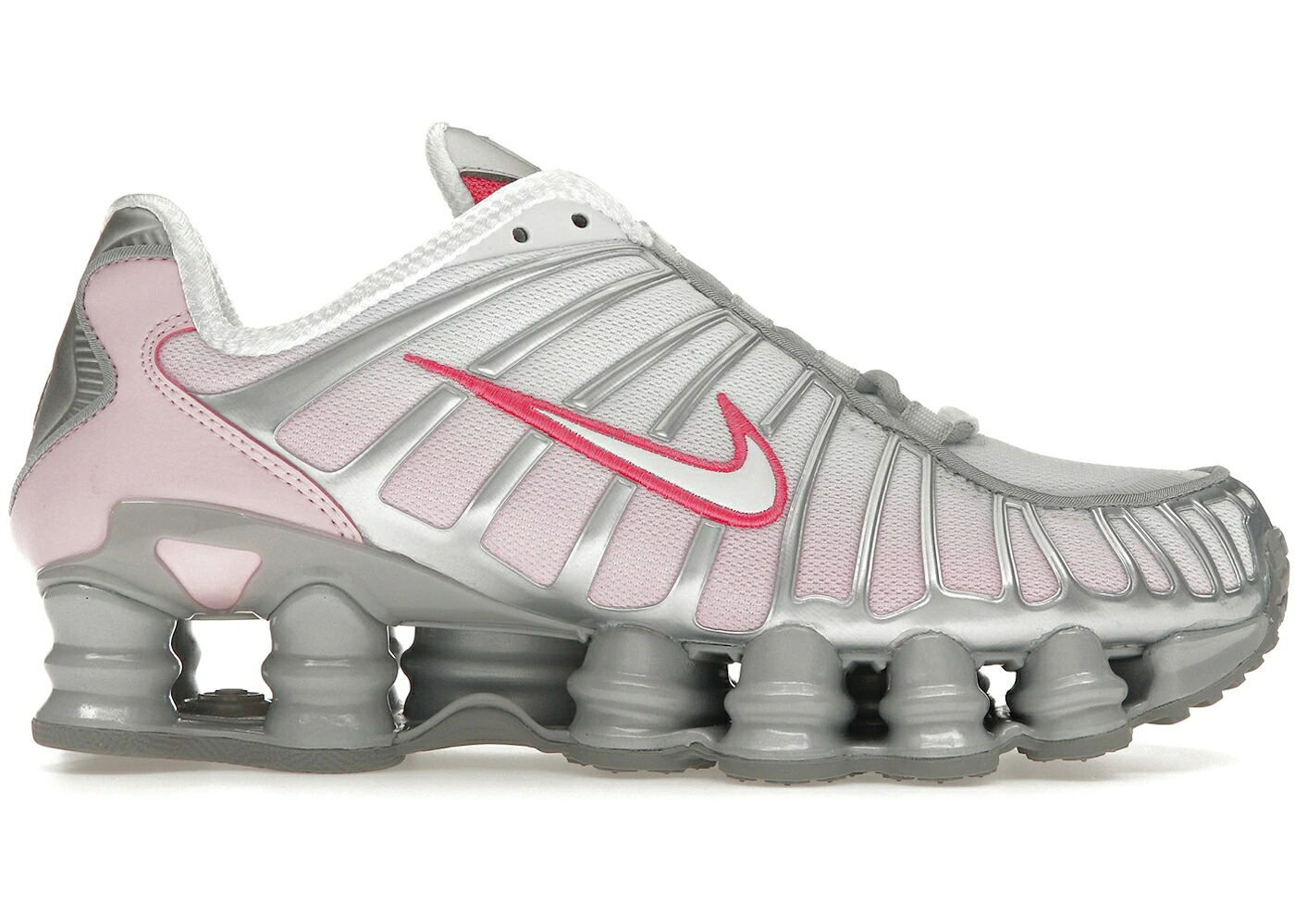 ナイキ ショックス サクラ色 プラチナム WOMEN\u0027S スニーカー レディース NIKE SHOX TL PINK FOAM (WOMEN\u0027S) / METALLIC PLATINUM PINK FOAM