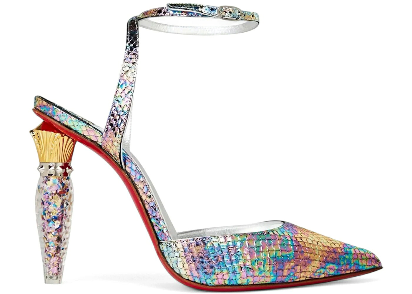 クリスチャンルブタン 金属元素 WOMEN\u0027S スニーカー レディース CHRISTIAN LOUBOUTIN CHRISTIAN LOUBOUTIN LIPGLOSS JEN 100 METAL SNAKE (WOMEN\u0027S) / AB SV AB