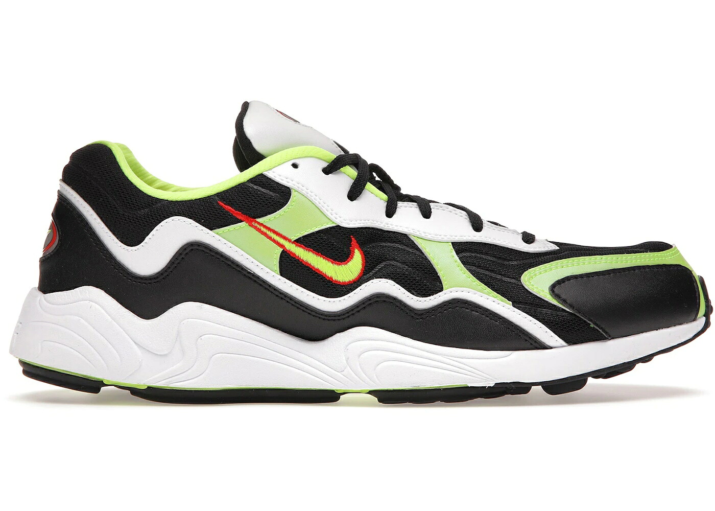 ナイキ ズーム アルファ 黒色 ブラック 赤 レッド 白色 ホワイト スニーカー メンズ NIKE ZOOM ALPHA BLACK VOLT / BLACK VOLT HABANERO RED WHITE|スニケス