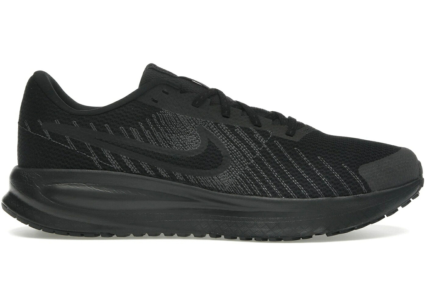 ナイキ ラン 黒色 ブラック スニーカー メンズ NIKE RUN DEFY BLACK ANTHRACITE / BLACK ANTHRACITE