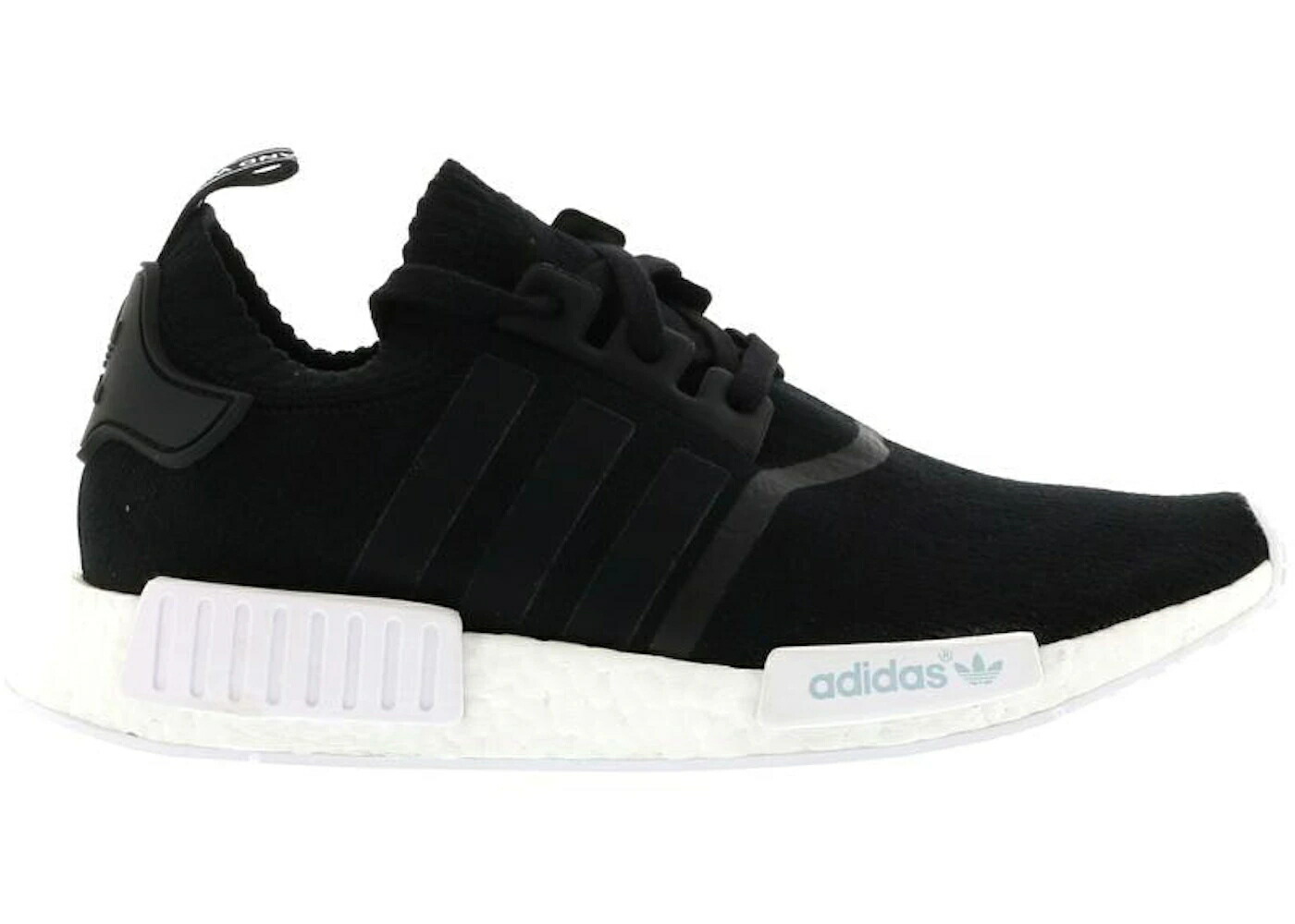 アディダス 黒色 ブラック コア 白色 ホワイト スニーカー メンズ ADIDAS NMD R1 PRIMEKNIT ALL BLACK / CORE BLACK CORE BLACK WHITE