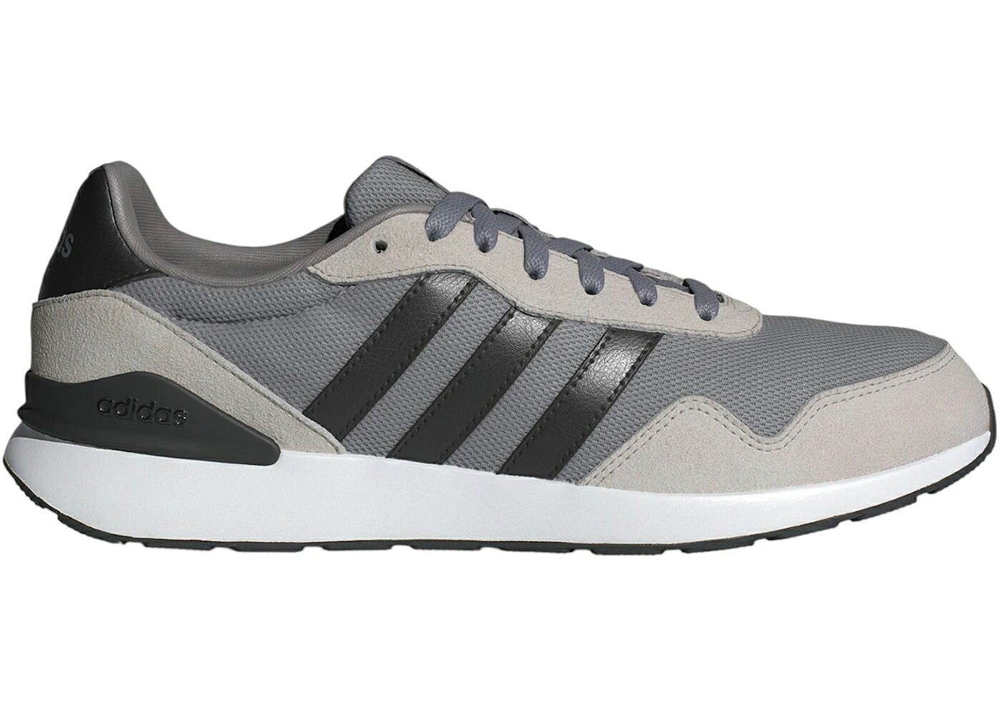 アディダス 幽客 薄墨色 薄墨色 中核グループ 黒いこと 黒いこと 4.0 スニーカー メンズ ADIDAS RUN 60S GREY THREE CORE BLACK TWO / GREY THREE CORE BLACK GREY TWO