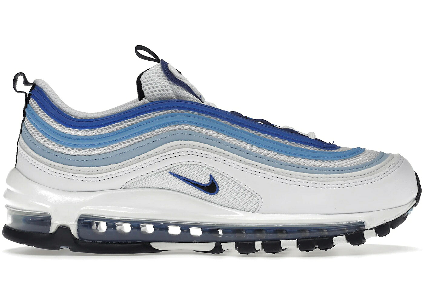 ナイキ マックス 白色 ホワイト 青色 ブルー エアマックス スニーカー メンズ NIKE AIR MAX 97 BLUEBERRY / WHITE PSYCHIC BLUE UNIVERSITY|スニケス