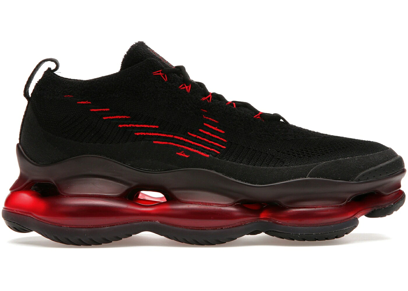 ナイキ マックス 黒いこと 黒いこと 赤 赤いこと エア湖マックス スニーカー メンズ NIKE AIR MAX SCORPION FK BLACK UNIVERSITY RED / BLACK UNIVERSITY RED BLACK