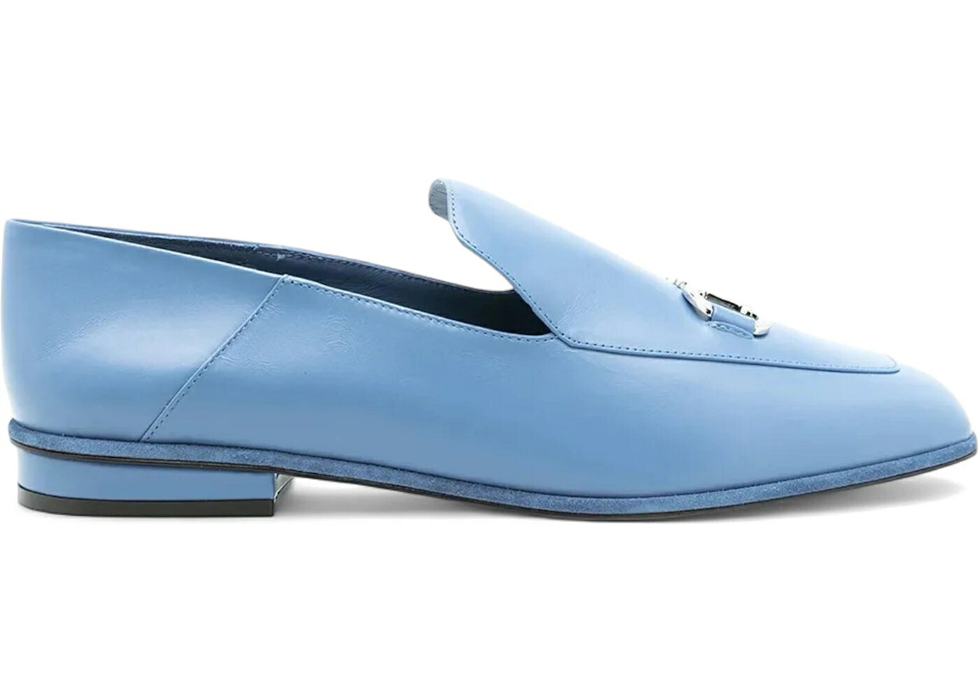 置き目毛皮 青み 青色 WOMEN\u0027S スニーカー レディース FERRAGAMO SQUARE TOE LOAFERS BLUE (WOMEN\u0027S) /