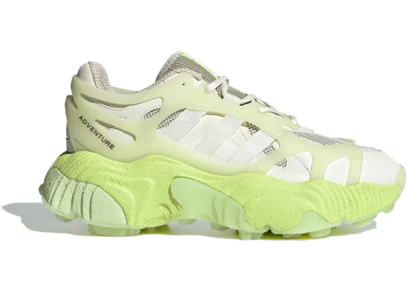 アディダス 白色 ホワイト ライム スニーカー メンズ ADIDAS ROVEREND OFF WHITE PULSE LIME / OFF WHITE OFF WHITE PULSE LIME