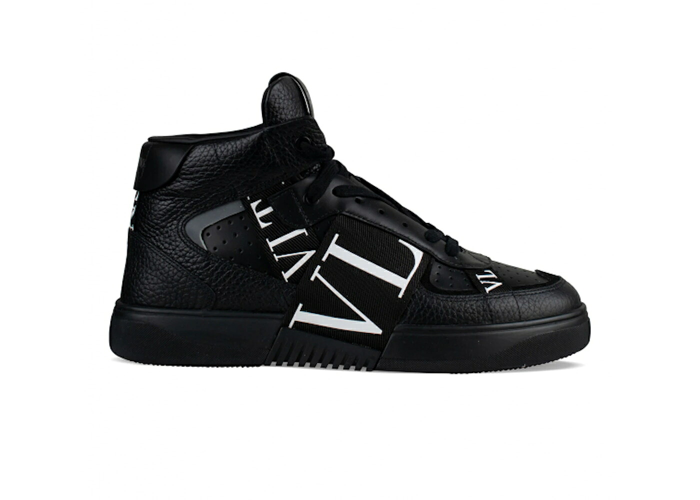 ヴァレンティノ ミッド 黒色 ブラック 白色 ホワイト スニーカー メンズ VALENTINO VL7N MID TOP BLACK/WHITE / BLACK WHITE