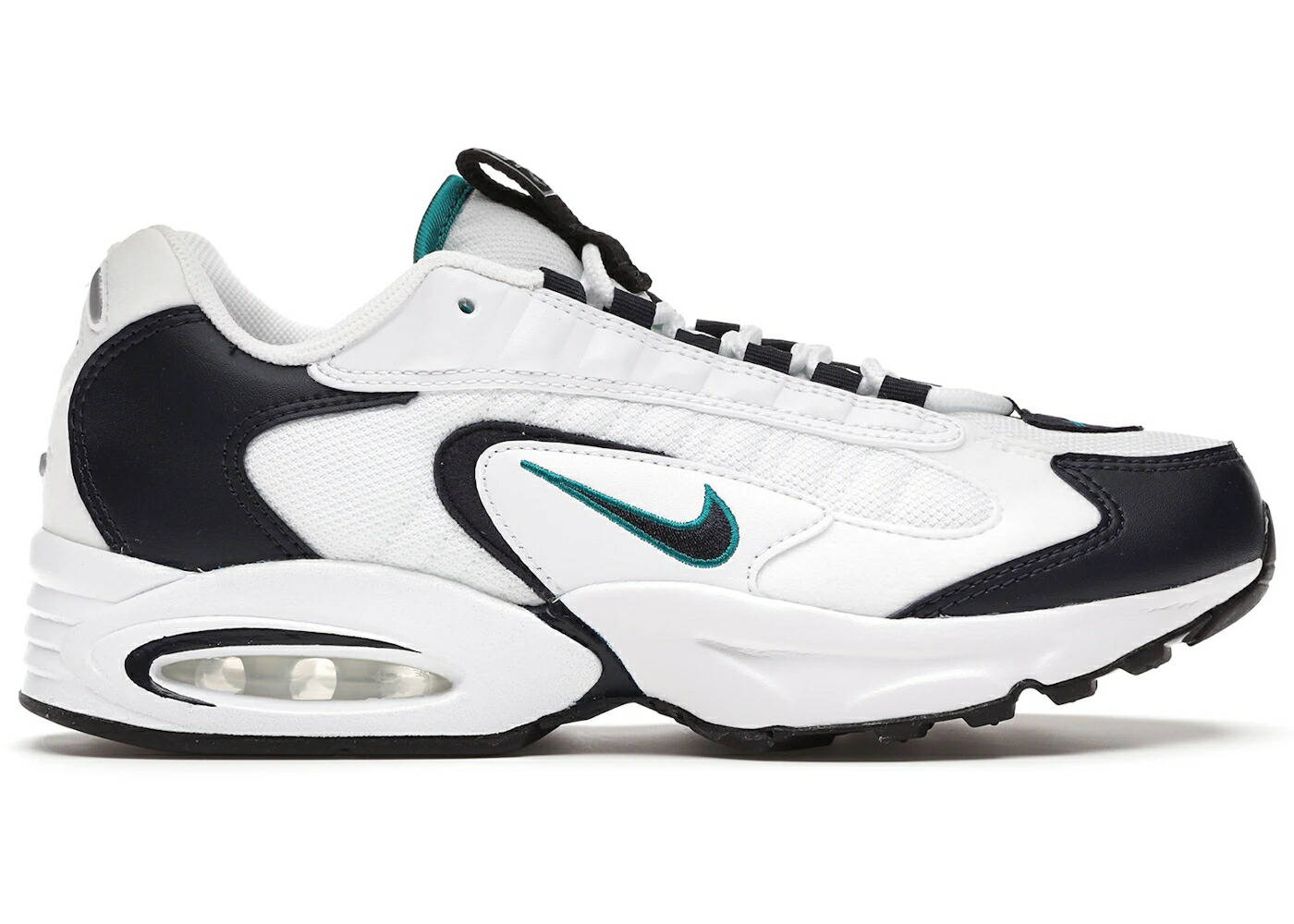 ナイキ マックス 白色 ホワイト ディープ 黒色 ブラック エアマックス スニーカー メンズ NIKE AIR MAX TRIAX 96 WHITE DEEP EMERALD OBSIDIAN / WHITE DEEP EMERALD BLACK 28,990円