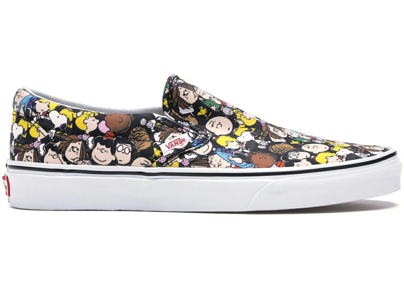 ヴァンズ バンズ スリッポン 黒いこと 黒いこと スニーカー メンズ VANS SLIP-ON PEANUTS THE GANG / THE GANG BLACK メンズ靴-スニーカー