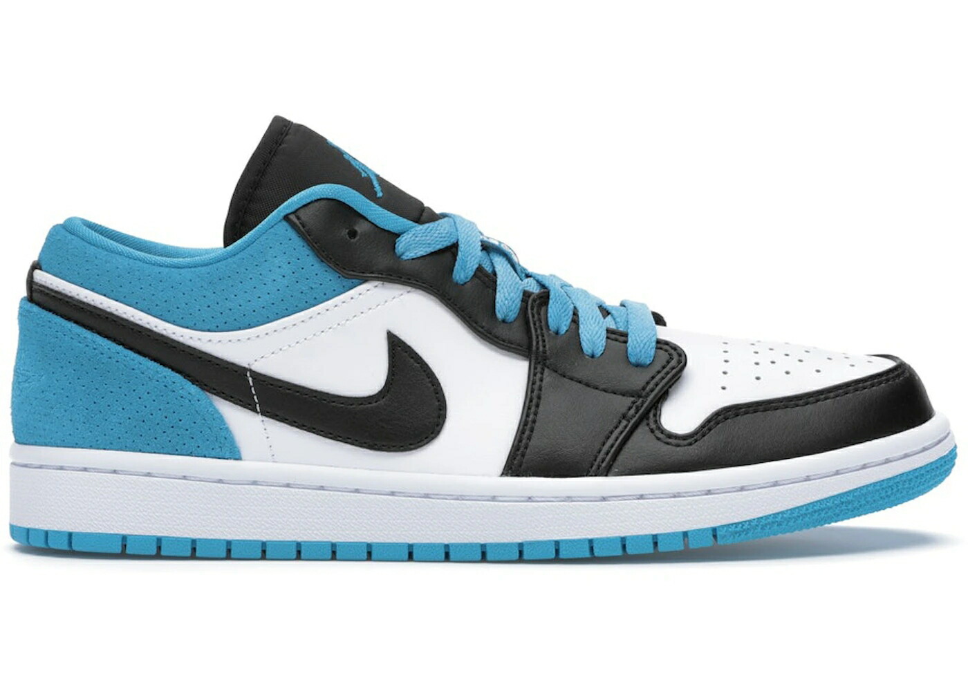 ナイキ ジョーダン レーザ 青味 青み 黒いこと 黒いこと 白いこと 白いこと スニーカー メンズ JORDAN 1 LOW LASER BLUE / BLACK BLACK LASER BLUE WHITE