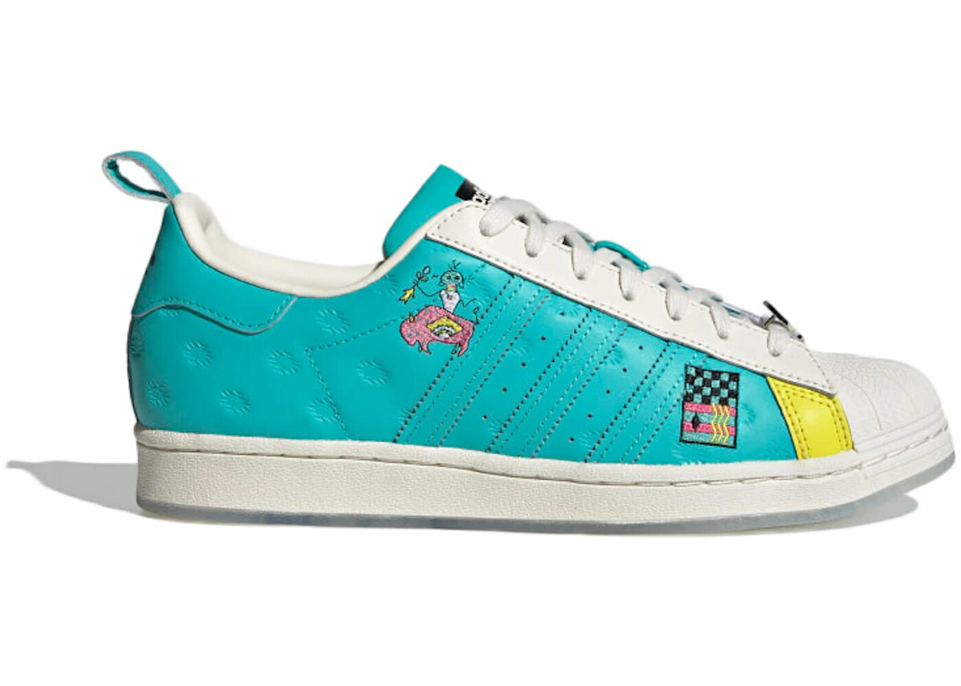 アディダス スーパースター アリゾナ 白色 ホワイト スニーカー メンズ ADIDAS SUPERSTAR ARIZONA TEAL / TEAL CHALK WHITE CHALK WHITE