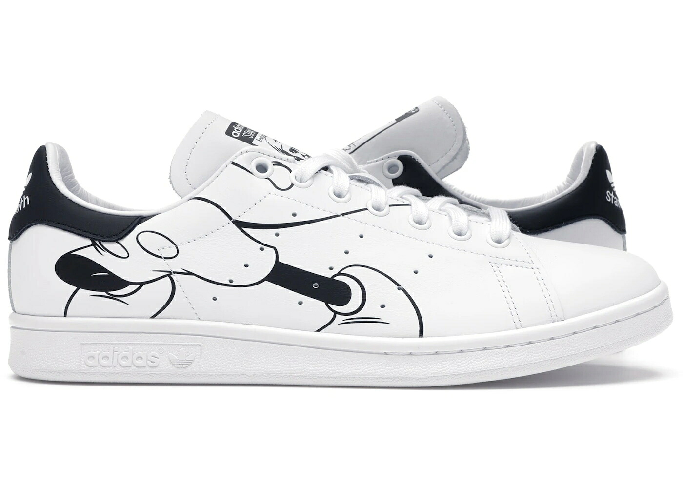 アディダス 白いこと 白いこと 中核グループ 黒いこと 黒いこと 立場し損ない スニーカー メンズ ADIDAS STAN SMITH MICKEY MOUSE / CLOUD WHITE CORE BLACK CLOUD