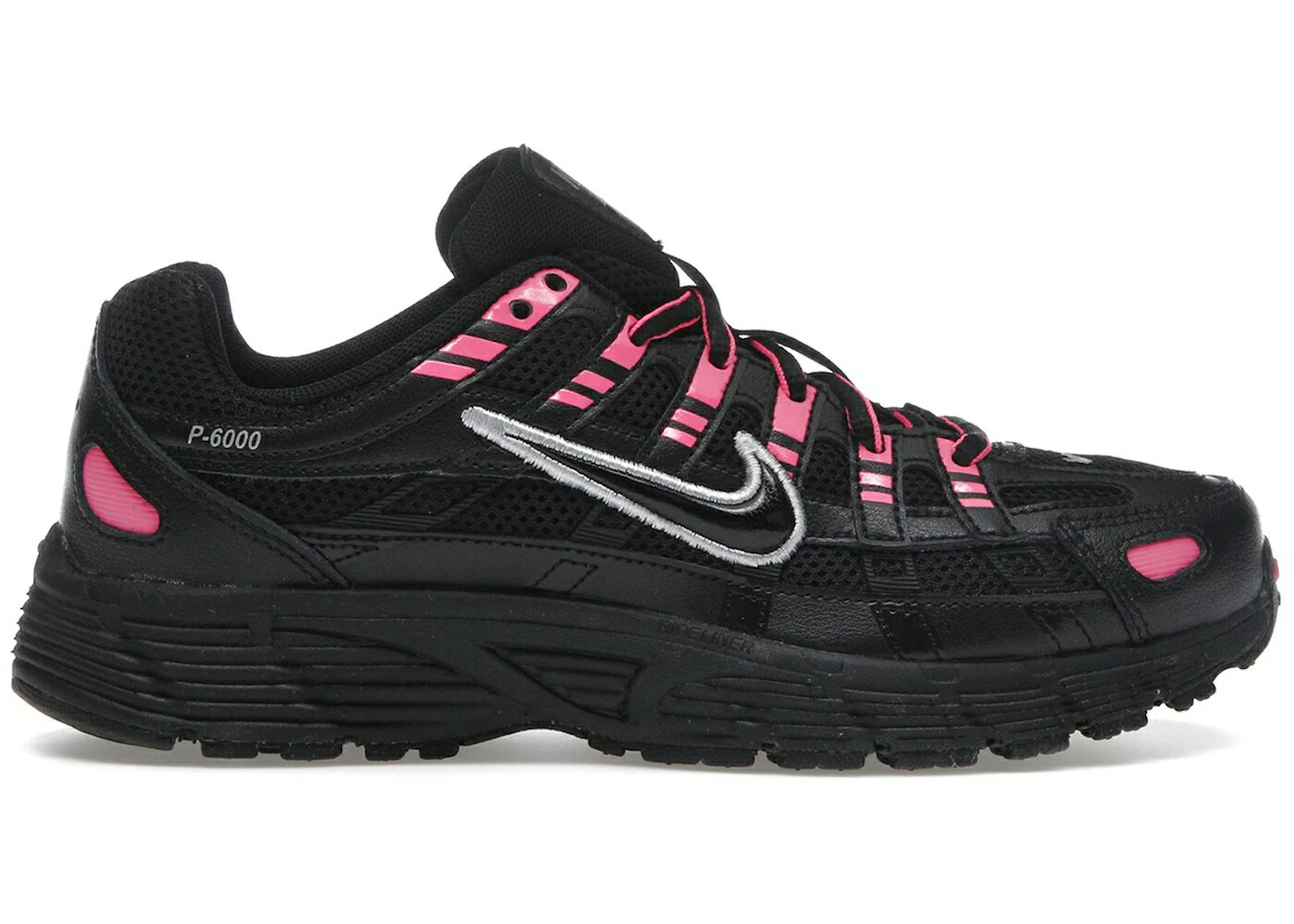 ナイキ ピンク ブラスト 銀色 シルバー 黒色 ブラック ジュニア キッズ NIKE P-6000 PINK BLAST METALLIC SILVER BLACK (GS) / PINK BLAST METALLIC SILVER BLACK ベビー マタニティ スニーカー