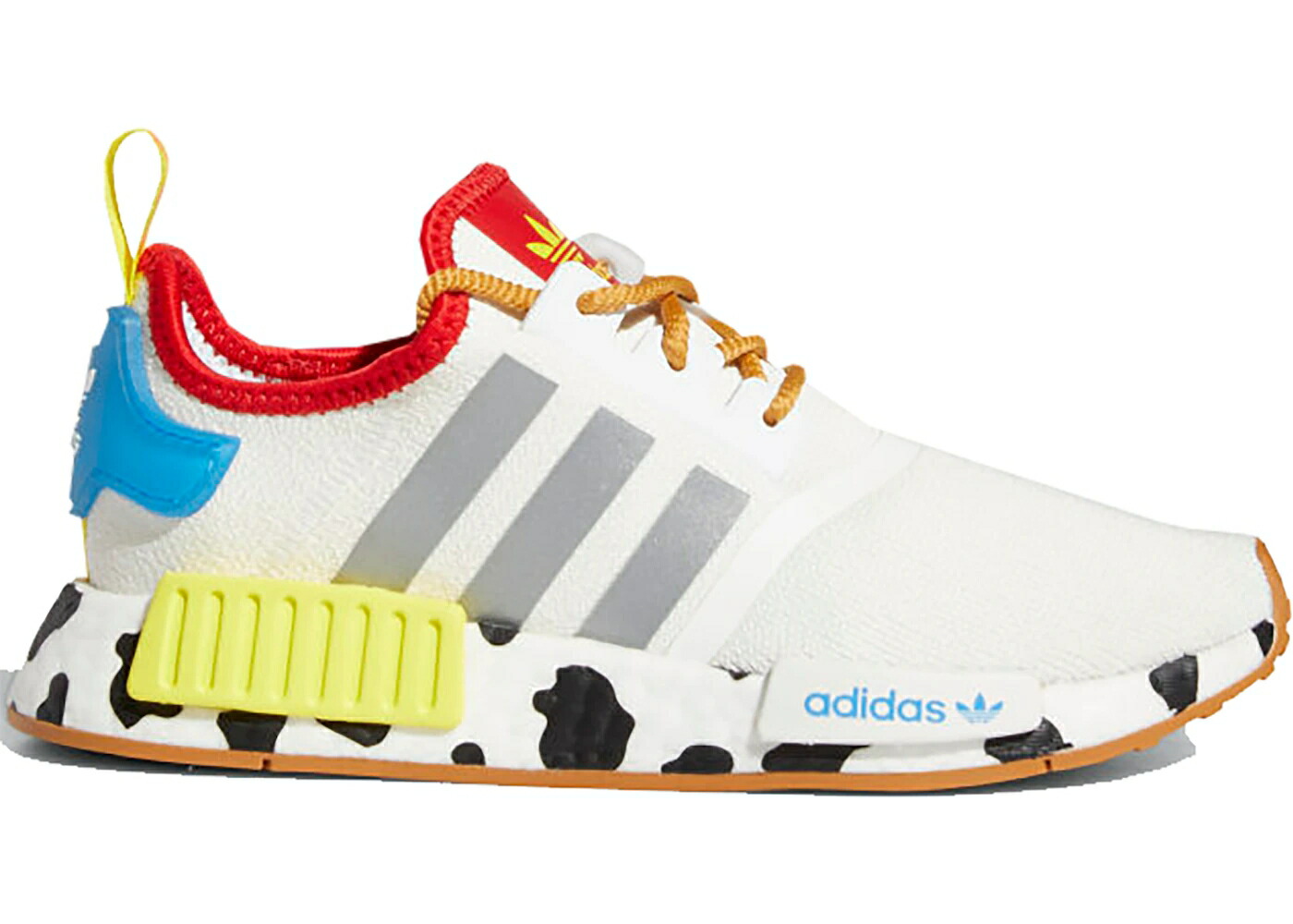 アディダス 白いこと 白いこと しろがね色 しろがね色 御坊っちゃん キッズ ADIDAS NMD R1 TOY STORY WOODY (GS) / CLOUD WHITE SILVER METALLIC もの言う花 マタニティ スニーカー