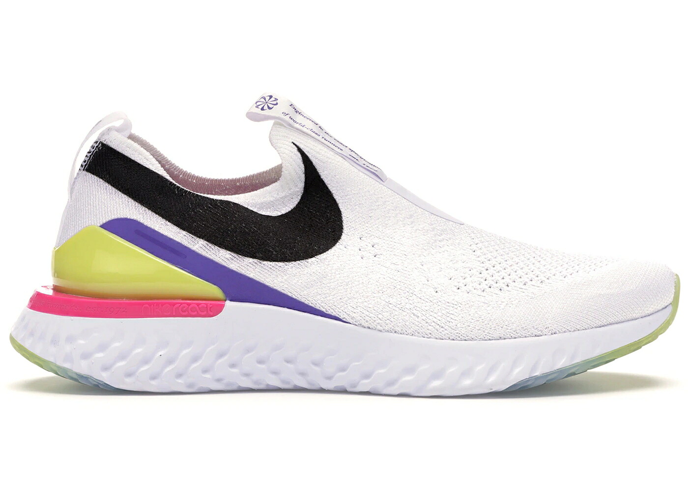 ナイキ エピック リアクト レーザー 白色 ホワイト WOMEN'S スニーカー レディース NIKE EPIC PHANTOM REACT LASER FUCHSIA (WOMEN'S) / WHITE LASER FUCHSIA PSYCHIC｜スニケス