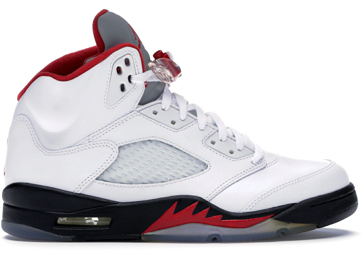 ナイキ ジョーダン ファイア 赤 レッド 白色 ホワイト 黒色 ブラック スニーカー メンズ JORDAN 5 RETRO FIRE RED (2013) / WHITE FIRE RED BLACK