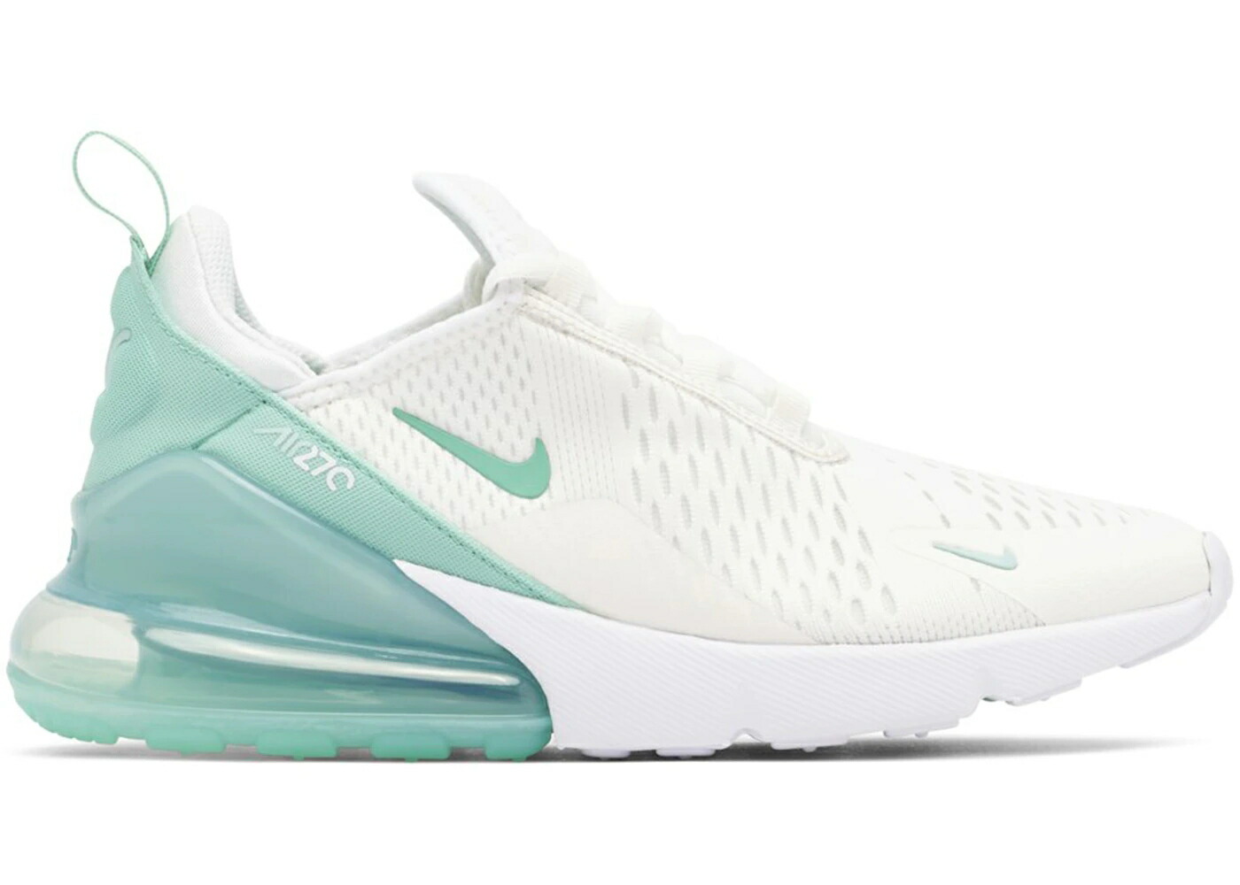 ナイキ マックス 白いこと 白いこと 翡翆 ジェード ライズ エア湖マックス 御坊っちゃん キッズ NIKE AIR MAX 270 WHITE JADE ICE (GS) / WHITE EMERALD RISE もの言う花 マタニティ スニーカー スニーカー-キッズ・ベビー・マタニティ