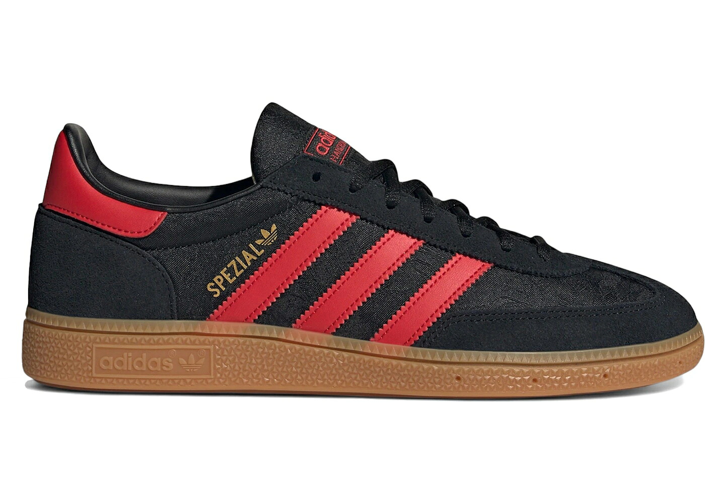 アディダス ハンドボール スペシアル 黒いこと 黒いこと 中核グループ スニーカー メンズ ADIDAS HANDBALL SPEZIAL BLACK BETTER SCARLET / CORE BLACK GUM BETTER SCARLET