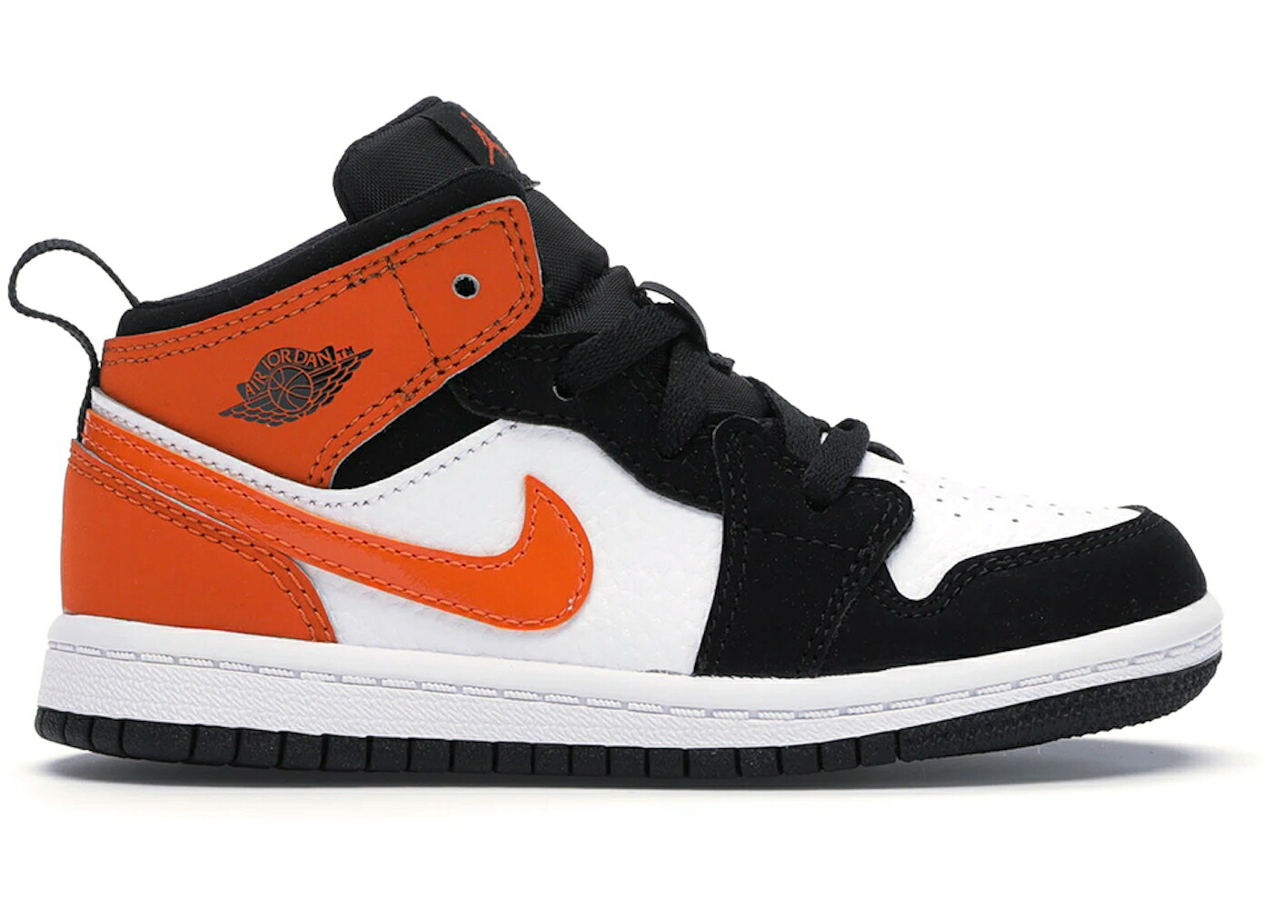 ナイキ ジョーダン ミッド 黒いこと 黒いこと 白いこと 白いこと お坊っちゃん キッズ JORDAN 1 MID SHATTERED BACKBOARD (TD) / BLACK STARFISH STARFISH WHITE