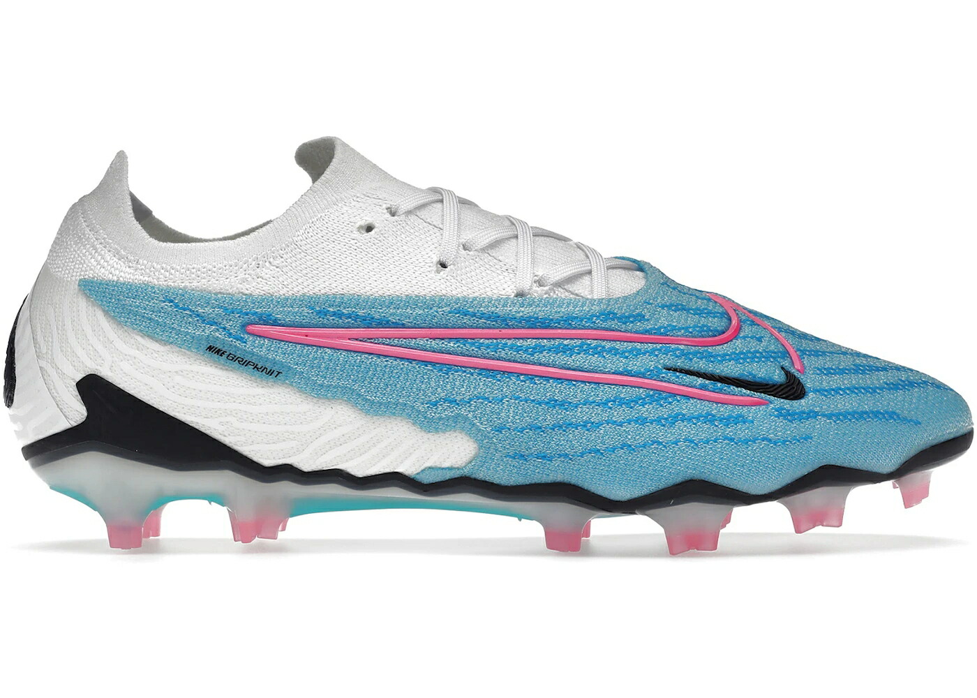ナイキ エリート 青み 青色 白いこと 白いこと レーザ スニーカー メンズ NIKE GRIPKNIT PHANTOM GX ELITE FG BALTIC BLUE / BALTIC BLUE WHITE LASER BLUE