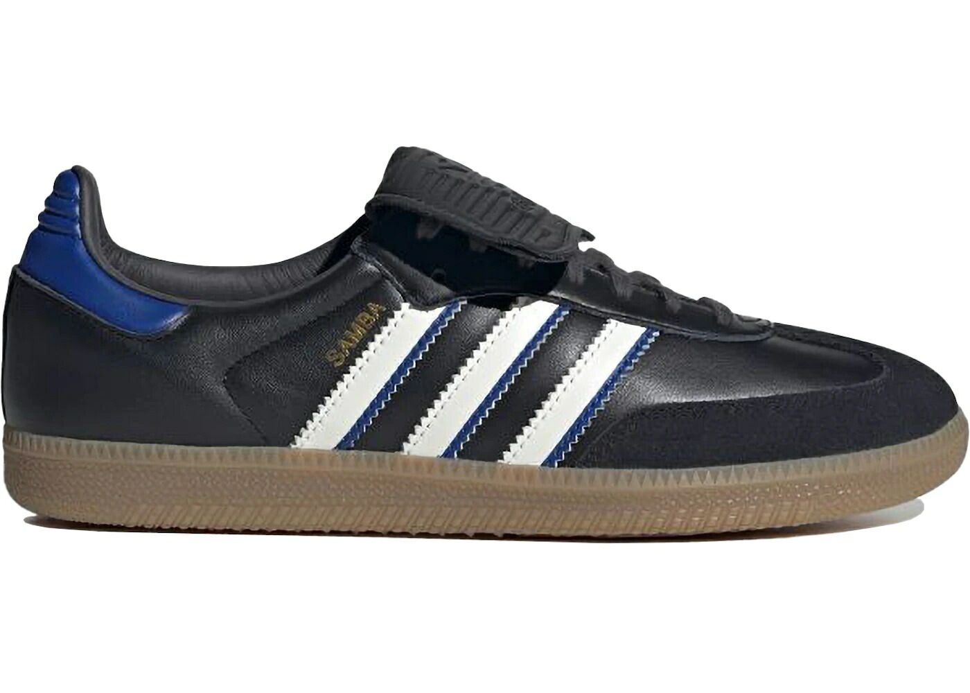 アディダス サンバ 黒色 ブラック 白色 ホワイト チーム 青色 ブルー コア スニーカー メンズ ADIDAS SAMBA LT BLACK WHITE TEAM ROYAL BLUE / CORE BLACK CLOUD WHITE TEAM