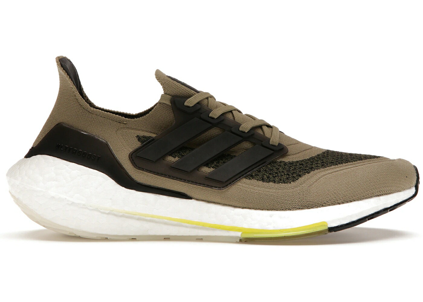 アディダス ウルトラ ブースト 緑 グリーン 黒色 ブラック 黄色 イエロー ウルトラブースト スニーカー メンズ ADIDAS ULTRA BOOST 21 ORBIT GREEN / ORBIT GREEN BLACK ACID YELLOW