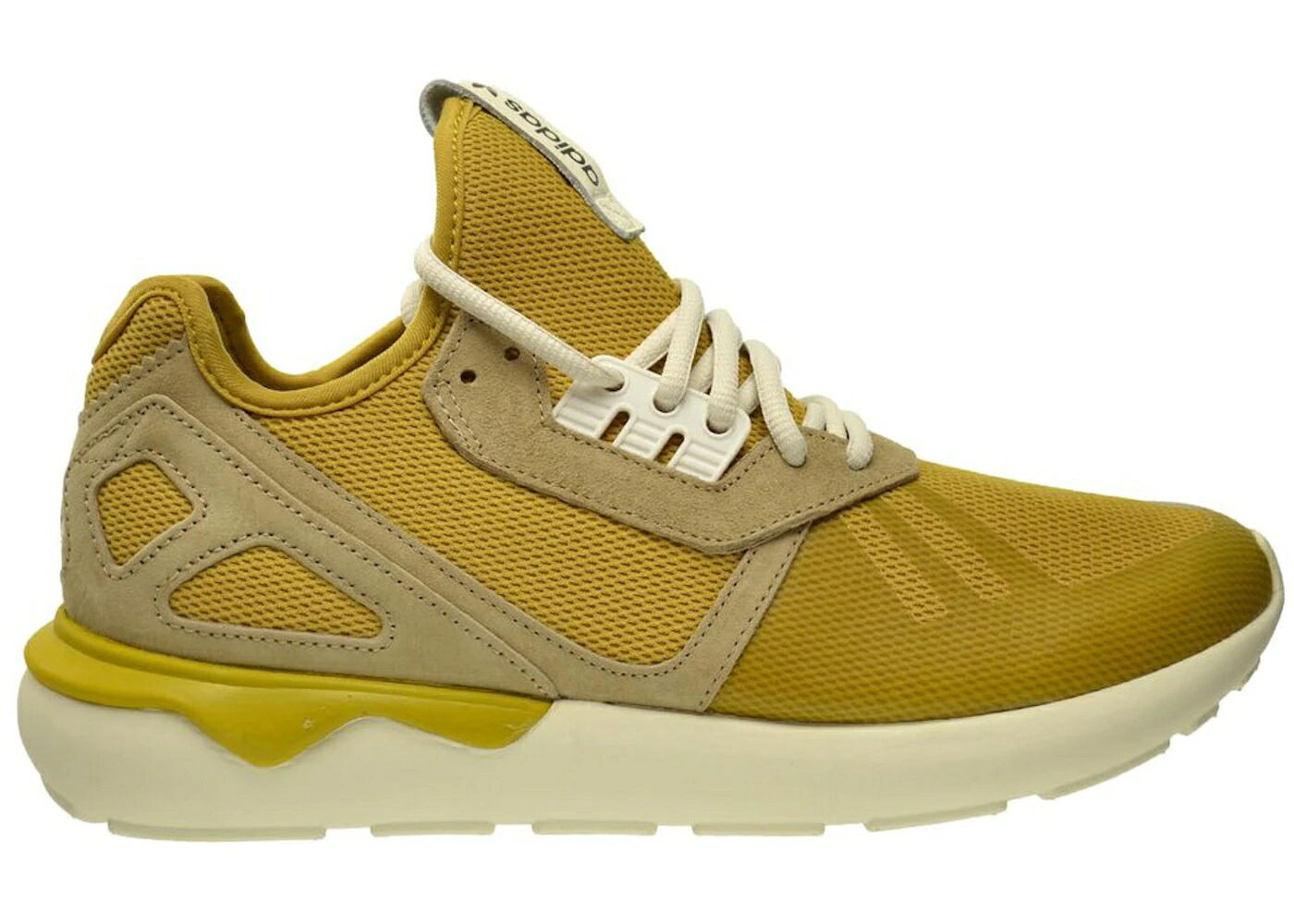 アディダス チューブラ 黄味がかった 黄色 砂色 真砂 レガシー スニーカー メンズ ADIDAS TUBULAR RUNNNER SPICE YELLOW / SPICE YELLOW CLEAR SAND LEGACY