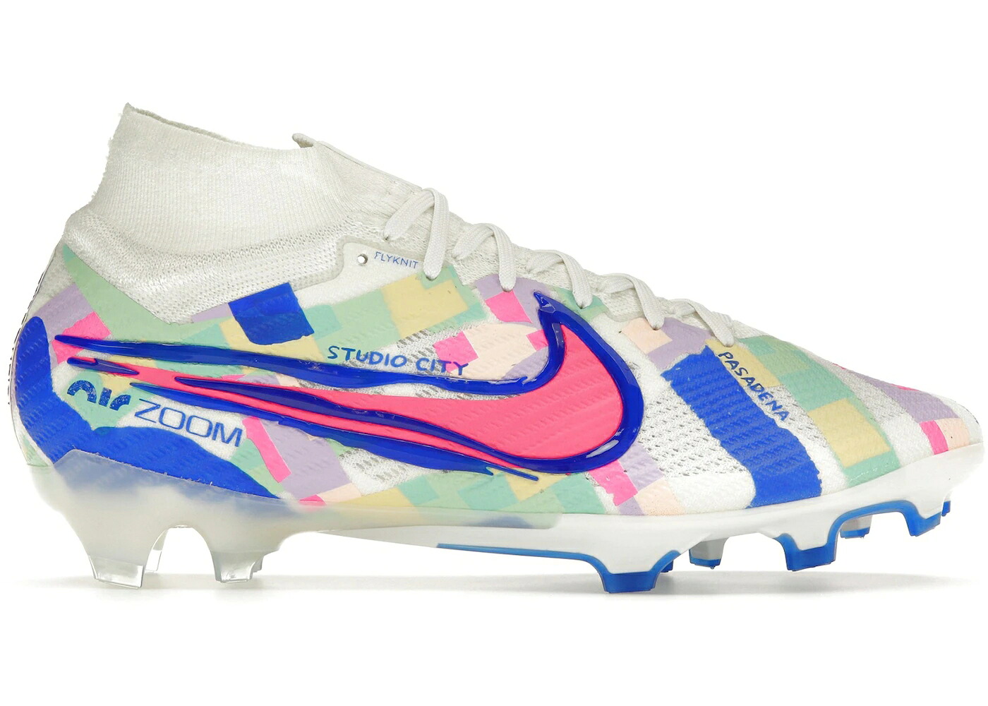 ナイキ 望遠レンズ エリート 青み 青色 スニーカー メンズ NIKE ZOOM MERCURIAL SUPERFLY 9 ELITE SE FG SOCAL PACK / SAIL RACER BLUE