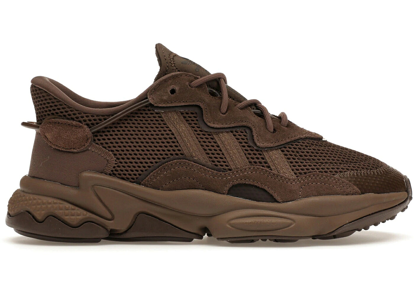 アディダス 茶色 ブラウン WOMEN'S スニーカー レディース ADIDAS OZWEEGO EARTH STRATA DARK BROWN (WOMEN'S) / EARTH STRATA EARTH STRATA DARK｜スニケス