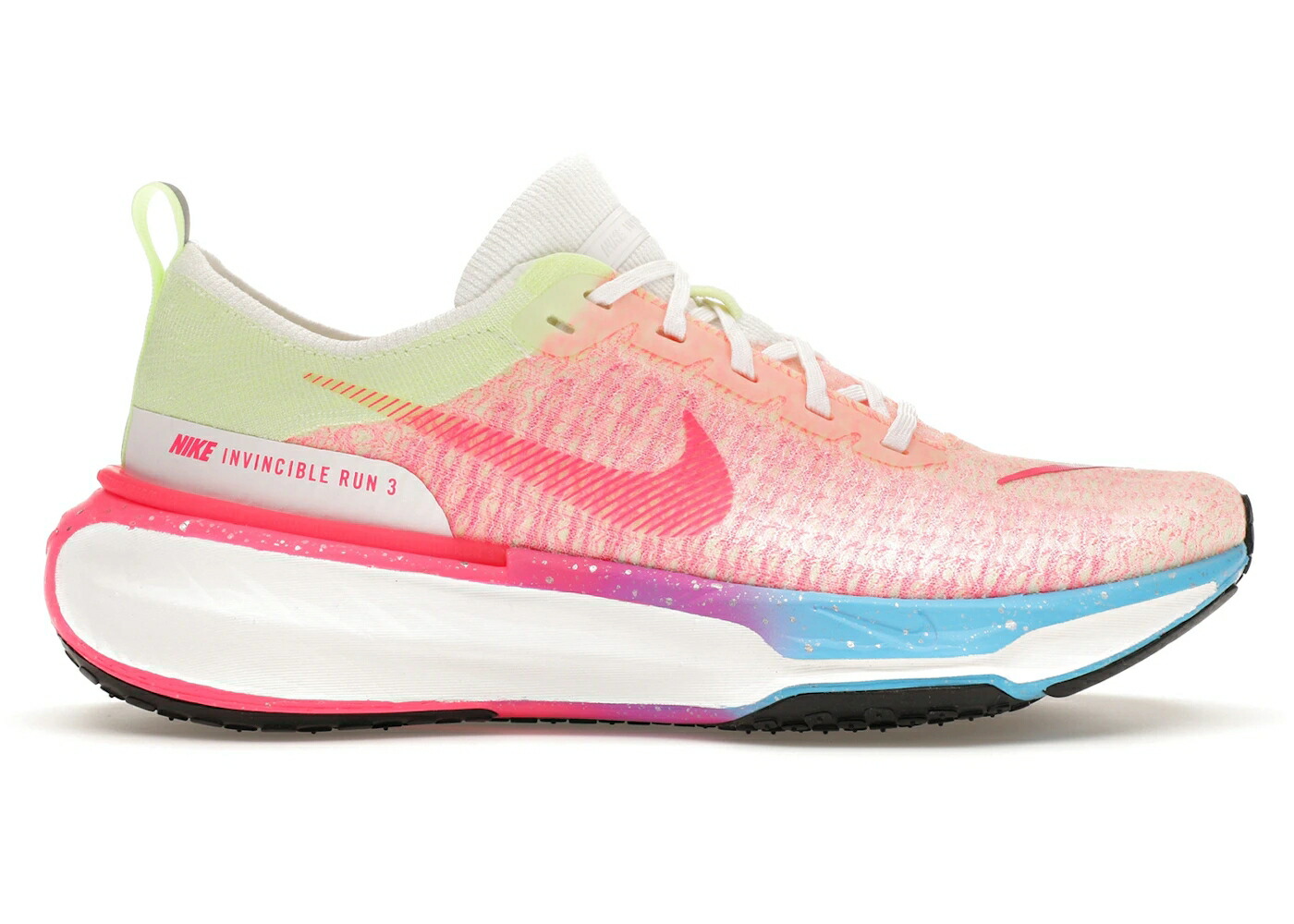 ナイキ 幽客 サクラ色 白いこと 白いこと WOMEN\u0027S スニーカー レディース NIKE ZOOMX INVINCIBLE RUN 3 BARLEY VOLT PINK FOAM (WOMEN\u0027S) / BARELY VOLT WHITE PINK FOAM