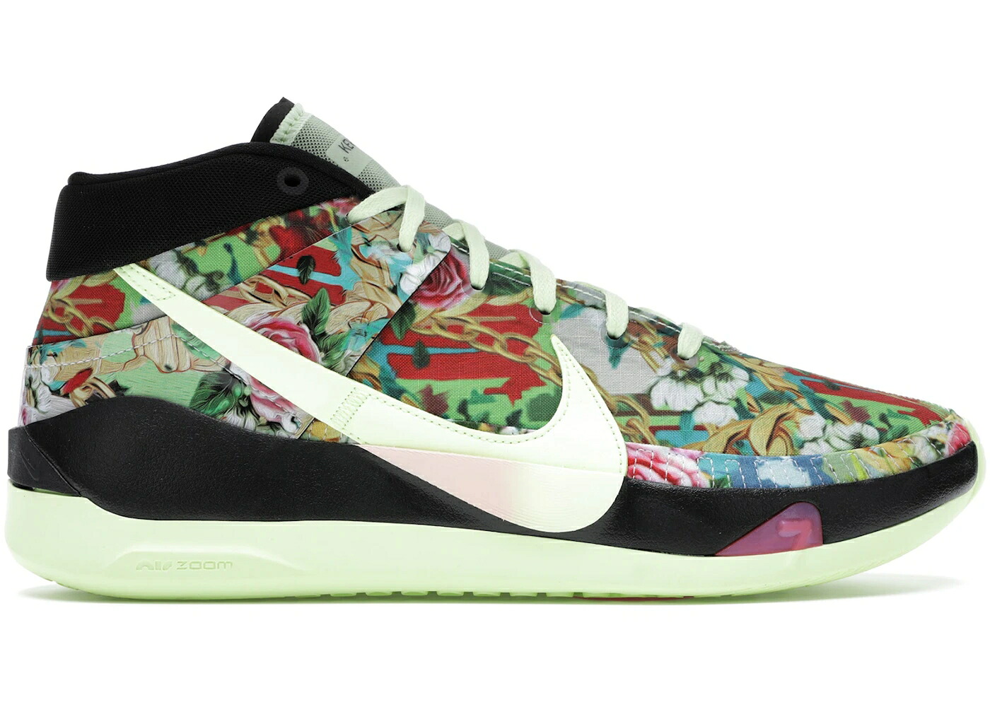 ナイキ サー青少年 黒いこと 黒いこと スニーカー メンズ NIKE KD 13 FUNK 2K GAMER EXCLUSIVE / BLACK BARELY VOLT MULTI COLOR