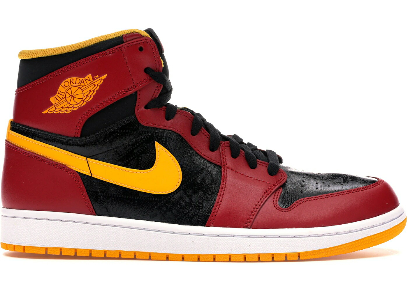 ナイキ ジョーダン ハイライト 黒色 ブラック 黄色 イエロー 赤 レッド スニーカー メンズ JORDAN 1 RETRO HUMAN HIGHLIGHT / BLACK YELLOW RED