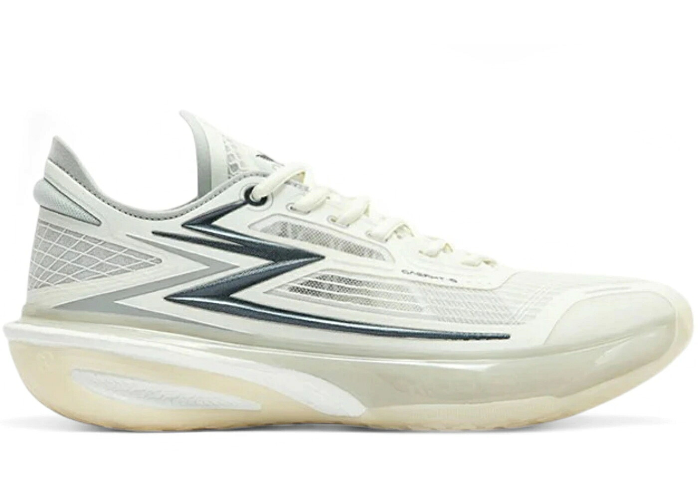 白色 ホワイト 灰色 グレー スニーカー メンズ 361 DEGREES 361 DEGREES BIOSPEED BB MIRO / WHITE GREY