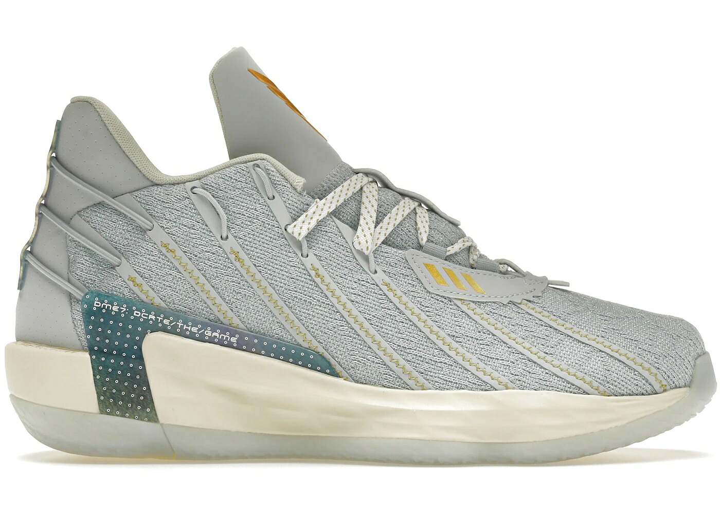 アディダス クリスマス 青み 青色 皮膚軟化剤 白いこと 白いこと スニーカー メンズ ADIDAS DAME 7 CHRISTMAS / HALO BLUE CREAM WHITE CLOUD