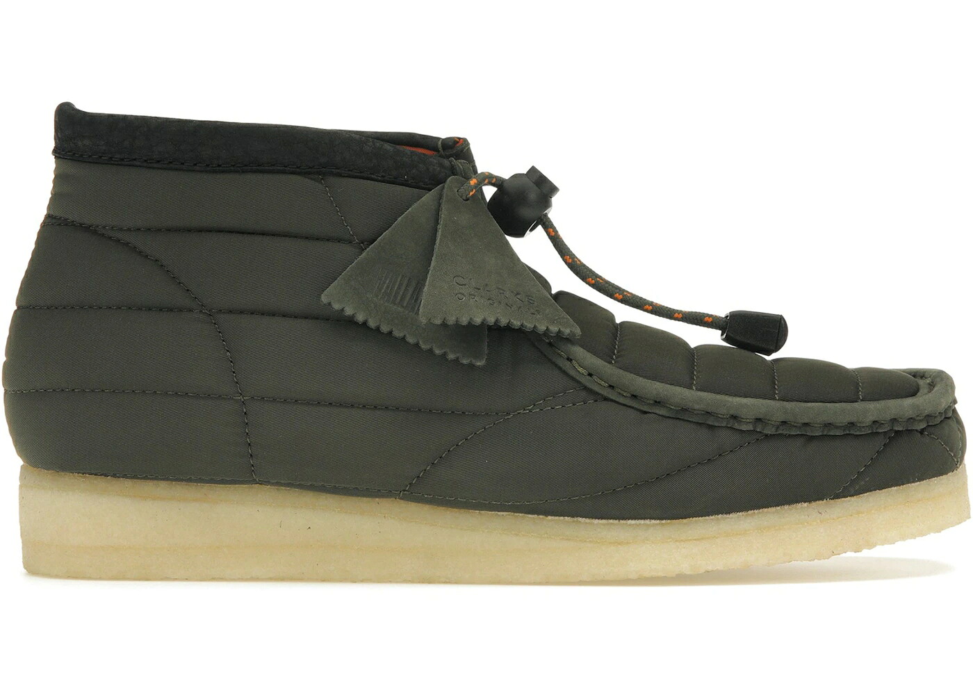 クラークス オリジナルス ブーツ カーキ 緑 緑であること スニーカー メンズ CLARKS ORIGINALS WALLABEE BOOT KHAKI QUILTED / KHAKI GREEN
