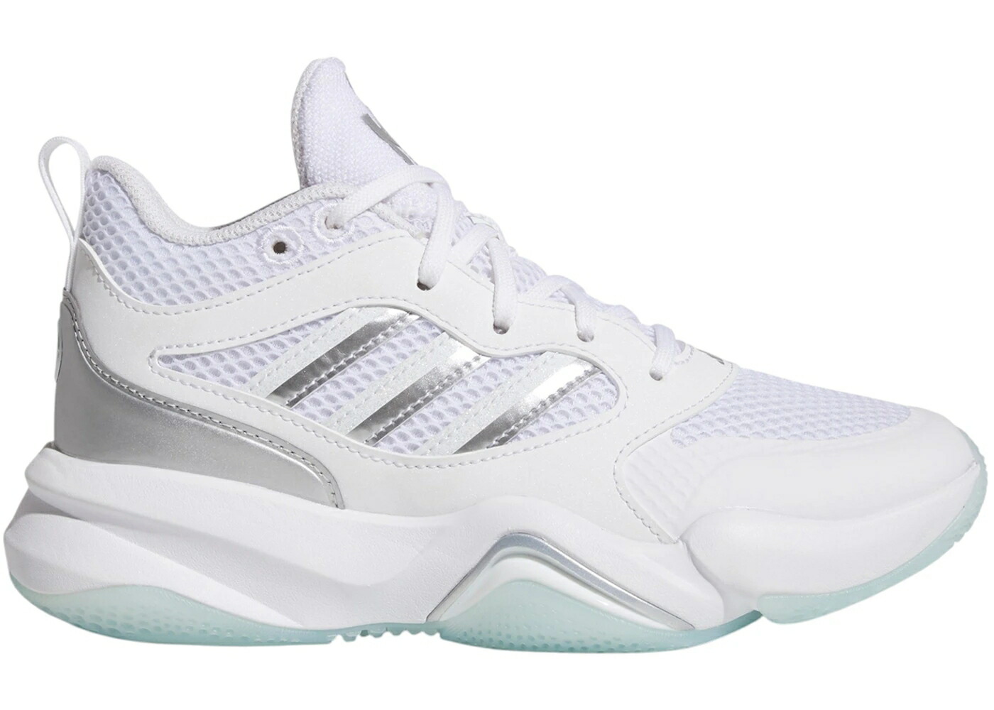 アディダス インパクト 白色 ホワイト 銀色 シルバー ジュニア キッズ ADIDAS IMPACT FLX II PATRICK MAHOMES TOO COLD (GS) / CLOUD WHITE SILVER METALLIC ベビー マタニティ スニーカー