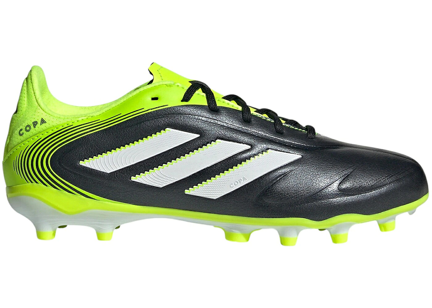 アディダス ピュア コア 黒色 ブラック 白色 ホワイト ジュニア キッズ ADIDAS COPA PURE 3 LEAGUE FG/MG CORE BLACK CLOUD WHITE LUCID LEMON (GS) / CORE BLACK CLOUD WHITE LUCID ベビー マタニティ スニーカー|スニケス