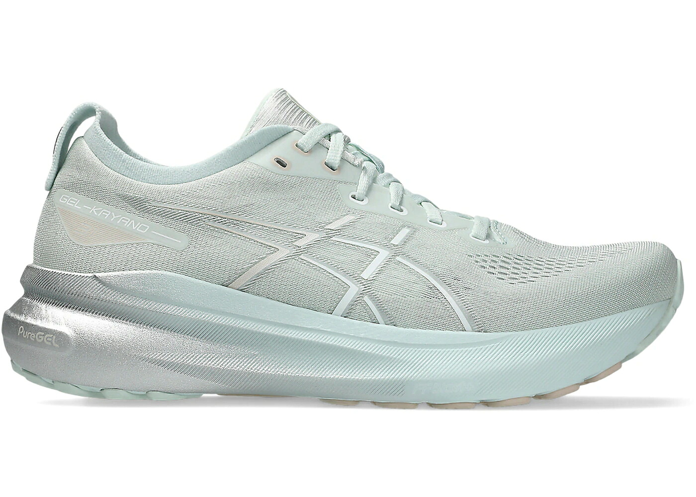 アシックス 純然たる アクア しろがね色 しろがね色 スニーカー メンズ ASICS GEL-KAYANO 31 PURE AQUA SILVER / PURE AQUA PURE SILVER